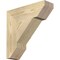 Ekena Millwork Traditional Slat Rough Sawn Bracket, Douglas Fir, 4"W x 14"D x 14"H BKT04X14X14TRA06RDF - alternate 1